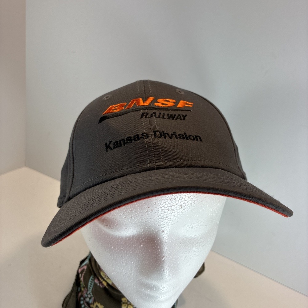 BNSF Railway Kansas Cap Hat Division Summer of Safety EUC New Era Med-Lg